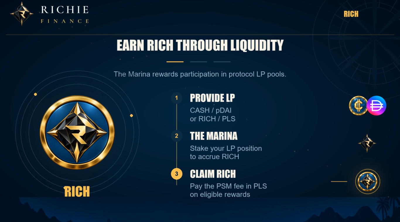 RICH token staking